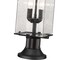 Z-Lite Sana 2 Light Outdoor Pier Mounted Fixture, Black And Seedy 592PHMR-553PM-BK - alternate 3